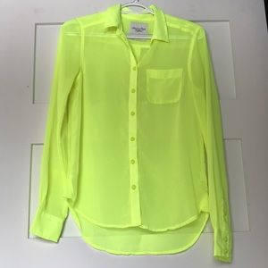 Neon button down